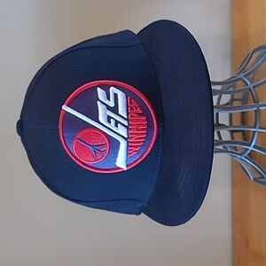 MITCHELL AND NESS NHL Winnipeg Jets Fitted, Flat Brim Hat, Size Fitted 7
